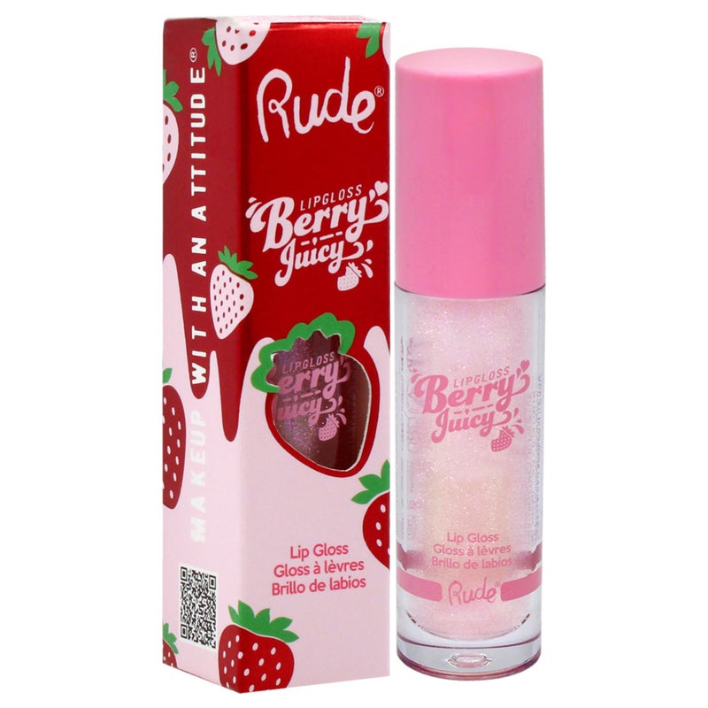 Rude Berry Juicy Lip Gloss - Crystalize by Rude Cosmetics for Women - 0.14 oz Lip Gloss - Image 3
